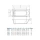 Акриловая ванна Koller Pool Round Arc ROUNDARC180X80 180х80