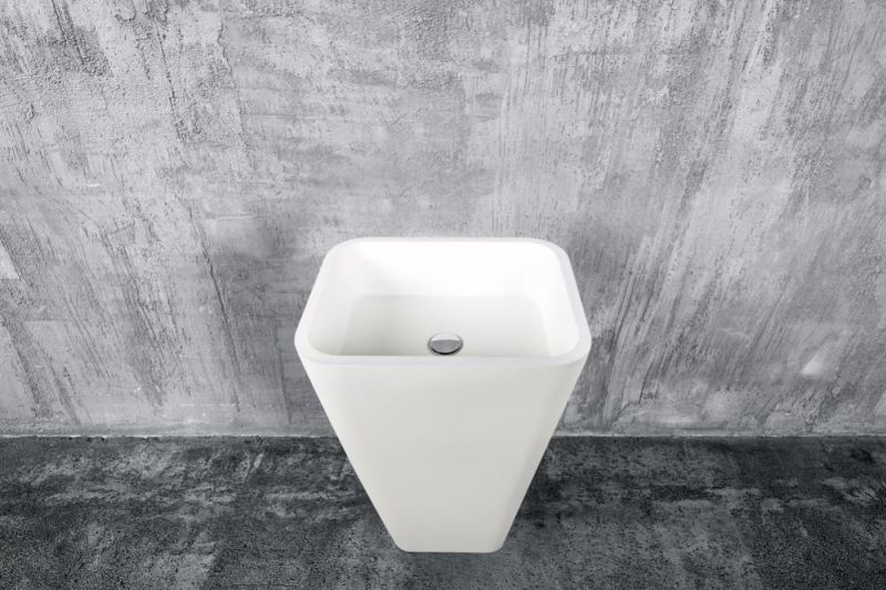 Напольная раковина NT Bagno Marmolado NT606 51см белый матовый