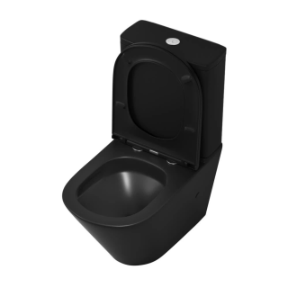 Унитаз напольный Grossman GR-4449BMSQ черный матовый