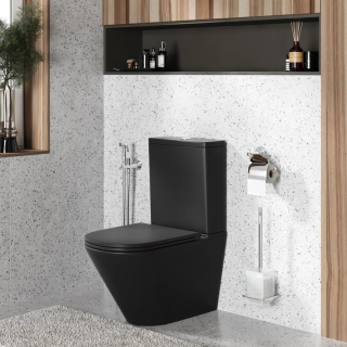 Унитаз напольный Grossman GR-4449BMSQ черный матовый