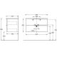 Тумба под раковину Kerama Marazzi PIANO PI.85\OLM 82.5 см