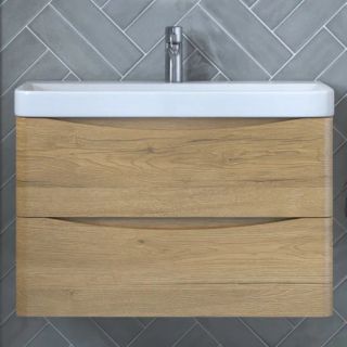 Тумба под раковину подвесная Velvex Clay tp.CLA.9595.80.2Y дуб верона, 80 см Тумба под раковину подвесная Velvex Clay tp.CLA.9595.80.2Y дуб верона, 80 см