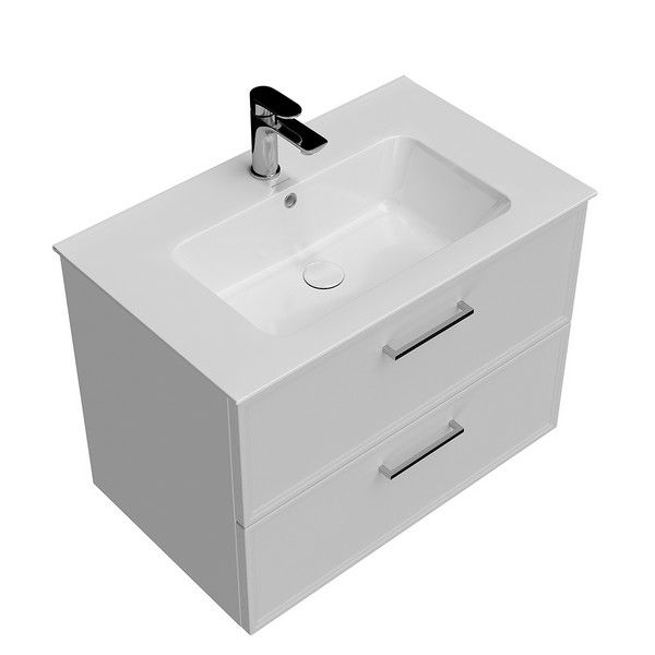 Тумба под раковину Kerama Marazzi Piano Classic PIA.CL.75\WHT.M 75 см ясень белый матовый