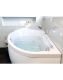 Ванна из искусственного камня Фэма Стиль Аделина R 160x90 см