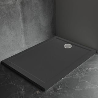 Душевой поддон Veconi Pietra B, 1000x1000x30, искусственный камень, черный Душевой поддон Veconi Pietra B, 1000x1000x30, искусственный камень, черный