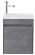 База под раковину BelBagno подвесная, левостороннее исполнение PIETRA MINI-460-1A-SO-SCM-L, Stucco Cemento 454x257x520 цемент матовый