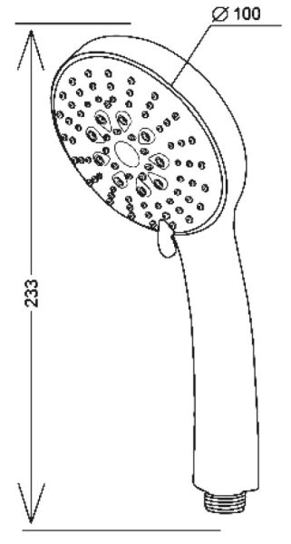 Лейка для душа ESKO SSP755 хром Лейка для душа ESKO SSP755 хром