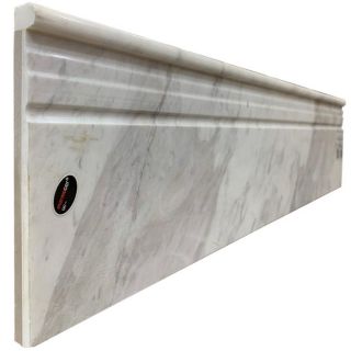 Керамогранит Marmocer PJG-DJX037-ABS 37 Skirting Diana White 60x15