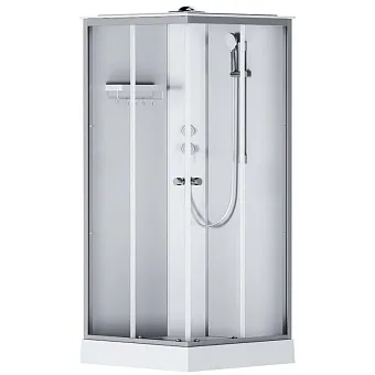 Душевая кабина Am.Pm X-Joy Square W94C-403-090MT 90х90 профиль хром матовый