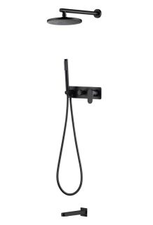 Душевой комплект Boheme Spectre 454-2-B чёрный Душевой комплект Boheme Spectre 454-2-B чёрный