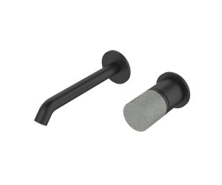 Смеситель для раковины настенный Bronze de Luxe FOCUS 24686BG, черный Смеситель для раковины настенный Bronze de Luxe FOCUS 24686BG, черный
