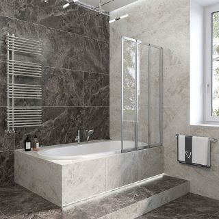 Шторка на ванну Veconi Palau PL-73R, 900x1500, хром, стекло прозрачное Шторка на ванну Veconi Palau PL-73R, 900x1500, хром, стекло прозрачное