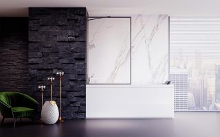 Шторка на ванну Veconi Palau PL-85GR, 600x1500, брашированный графит, стекло прозрачное Шторка на ванну Veconi Palau PL-85GR, 600x1500, брашированный графит, стекло прозрачное