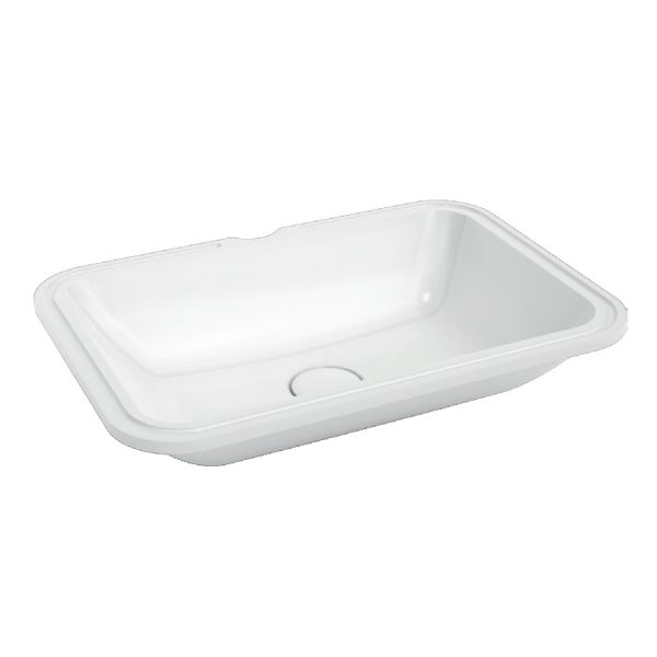 Раковина Kerama Marazzi PLAZA PLR.wbu.55, встраиваемая снизу 55х38 см
