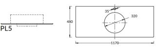 Столешница Kerama Marazzi Plaza Риальто PL5.SG560420R\120 120 см бежевый натуральный Столешница Kerama Marazzi Plaza Риальто PL5.SG560420R\120 120 см бежевый натуральный