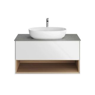 Тумба под раковину Kerama Marazzi Plaza Modern PLB.M.100.1\WHT.V 100 см белый Тумба под раковину Kerama Marazzi Plaza Modern PLB.M.100.1\WHT.V 100 см белый