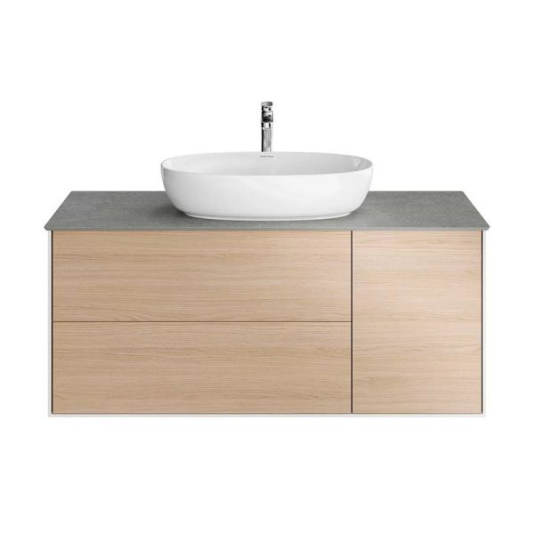 Тумба под раковину Kerama Marazzi Plaza Modern PLB.M.120.3\OAK.V 120 см дуб виченца/белый