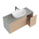 Тумба под раковину Kerama Marazzi Plaza Modern PLB.M.120.3\OAK.V 120 см дуб виченца/белый