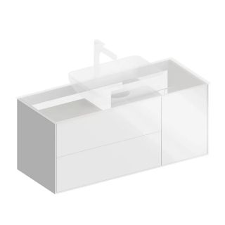 Тумба под раковину Kerama Marazzi Plaza Modern PLB.M.120.3\WHT.V 120 см белый Тумба под раковину Kerama Marazzi Plaza Modern PLB.M.120.3\WHT.V 120 см белый