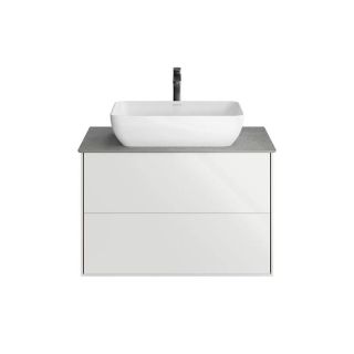 Тумба под раковину Kerama Marazzi Plaza Modern PLB.M.80.2\WHT.V 80 см белый Тумба под раковину Kerama Marazzi Plaza Modern PLB.M.80.2\WHT.V 80 см белый