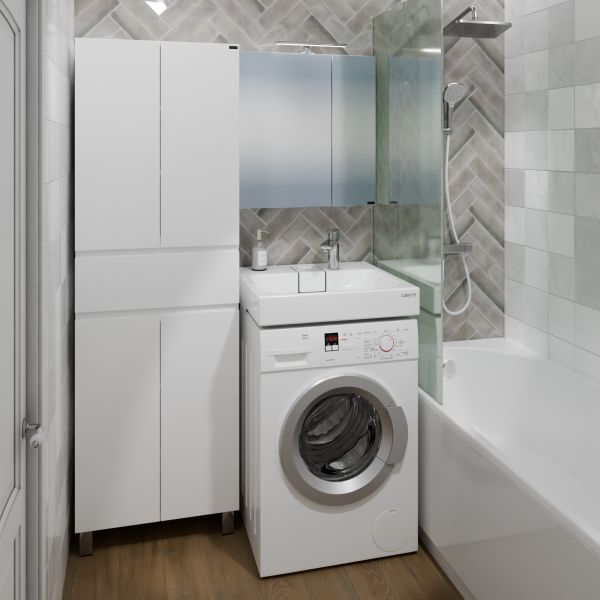 Раковина над стиральной машиной Санта Венера 900162 60 см белый