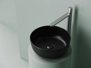 Раковина Ceramicanova Элемент (Element) CN6073MB 36 см чёрный матовый