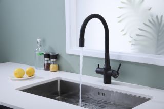 Смеситель для кухни Paulmark Salix Sa213419-401 антрацит Смеситель для кухни Paulmark Salix Sa213419-401 антрацит