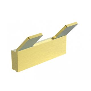 Двойной крючок для ванной Wonzon & Woghand Lotte WW-8325-BG брашированное золото Двойной крючок для ванной Wonzon & Woghand Lotte WW-8325-BG брашированное золото