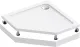 Душевой поддон акриловый Bas (Good Door) Пента1000х1000 NEW белый