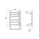 Полотенцесушитель электрический Point Аврора PN10846B 40x60 см черный