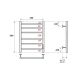 Полотенцесушитель электрический Point Аврора PN10856B 50x60 см черный