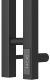 Полотенцесушитель электрический Point Гермес PN13812B П3 8x120см чёрный матовый