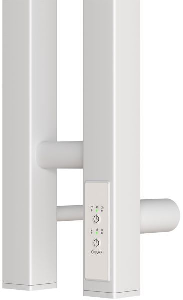 Полотенцесушитель электрический Point Гермес PN13812W П3 8x120см белый матовый