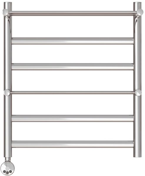 Полотенцесушитель электрический Point Артемида PN14156PE 50x60см с двумя полками левый/правый хром
