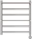Полотенцесушитель электрический Point Артемида PN14156PE 50x60см с двумя полками левый/правый хром
