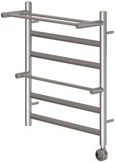 Полотенцесушитель электрический Point Артемида PN14156PE 50x60см с двумя полками левый/правый хром