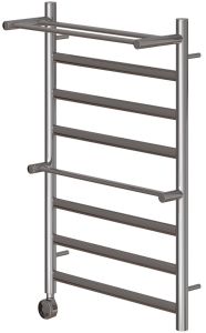 Полотенцесушитель электрический Point Артемида PN14158PE 50x80см с двумя полками левый/правый хром