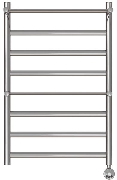 Полотенцесушитель электрический Point Артемида PN14158PE 50x80см с двумя полками левый/правый хром