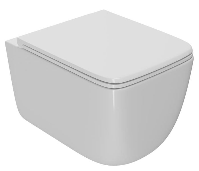 Подвесной унитаз Point Меркурий PN41831 безободковый белый Подвесной унитаз Point Меркурий PN41831 безободковый белый