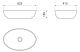 Раковина Point Сатурн PN43901 63см белый