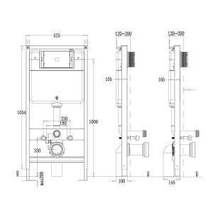 Сет Point PN48049C: инсталляция Point Элемент PN45120 клавиша Point Виктория хром PN44061C унитаз Point Афина PN41041