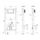 Сет Point PN48050BC: инсталляция Point Элемент PN45120 клавиша Point Виктория чёрный/хром PN44061BC унитаз Point Афина PN41041