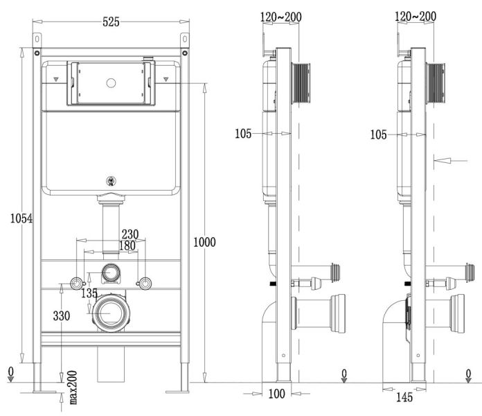 Сет Point PN48053SC: инсталляция Point Элемент PN45120 клавиша Point Виктория сатин/хром PN44061SC унитаз Point Афина PN41041