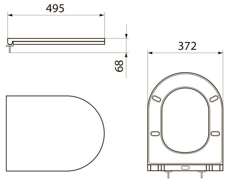 Крышка-сиденье Point Виктория PN46061 с микролифтом белый