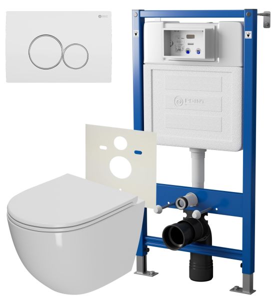 Сет Point PN48051WC: инсталляция Point Элемент PN45120 клавиша Point Виктория белый/хром PN44061WC унитаз Point Афина PN41041 Сет Point PN48051WC: инсталляция Point Элемент PN45120 клавиша Point Виктория белый/хром PN44061WC унитаз Point Афина PN41041