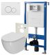 Сет Point PN48051WC: инсталляция Point Элемент PN45120 клавиша Point Виктория белый/хром PN44061WC унитаз Point Афина PN41041 Сет Point PN48051WC: инсталляция Point Элемент PN45120 клавиша Point Виктория белый/хром PN44061WC унитаз Point Афина PN41041