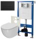 Сет Point PN48055BM: инсталляция Point Элемент PN45120 клавиша Point Меркурий чёрный матовый PN44831BM унитаз Point Афина PN41041 Сет Point PN48055BM: инсталляция Point Элемент PN45120 клавиша Point Меркурий чёрный матовый PN44831BM унитаз Point Афина PN41041