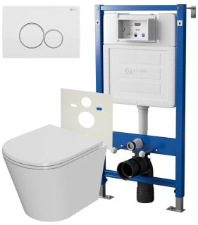 Сет Point PN48067WC: инсталляция Point Элемент PN45120 клавиша Point Виктория белый/хром PN44061WC унитаз Point Виктория PN41061
