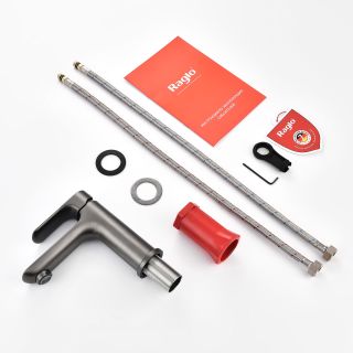 Смеситель для раковины Raglo R03.10.09 графит Смеситель для раковины Raglo R03.10.09 графит