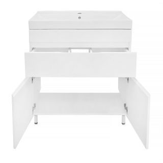 Тумба с раковиной Azario Эстима CS00094636 80 см белый